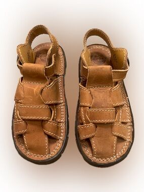 Dr. Martens leather fisherman sandals tan 11 rare